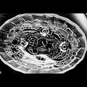 Vintage Indiana Glass Fruit Bowl